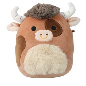 Cute bull squishmallow 8”